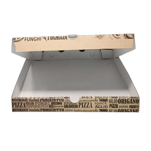 Scatolificio Martinelli Srl: Scatola Pizza 32×32 Avana h. 3,5 cm con chiusura Americana