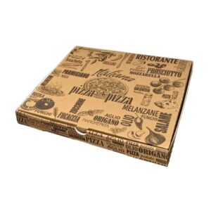 Scatolificio Martinelli Srl: Cartone Pizza 33×33 Avana h. 3,5 cm chiusura Americana