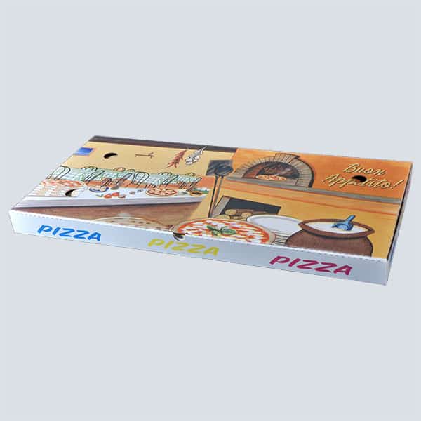 Scatola Pizza 35x75 h. 5 cm con chiusura Americana