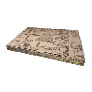 Scatolificio Martinelli Srl: Cartone Pizza 40×60 Avana h. 5 cm con chiusura Americana