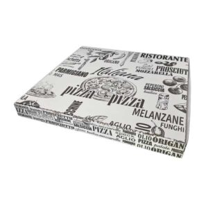 Scatolificio Martinelli Srl: Scatola Pizza 50x50 h. 5 cm con chiusura Americana