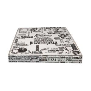 Scatolificio Martinelli Srl: Cartoni Pizza 33×33 h. 3,5 cm con chiusura Americana