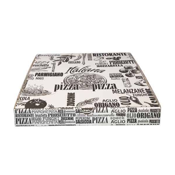 Scatolificio Martinelli Srl: Scatola Pizza 33x33 h. 4,2 cm con chiusura Americana