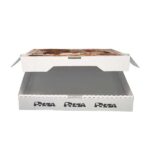 Scatolificio Martinelli Srl: Contenitori Pizza 26×26 h. 3,5 cm con chiusura Americana