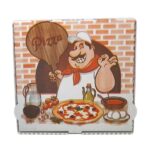 Scatolificio Martinelli Srl: Contenitori Pizza 26×26 h. 3,5 cm con chiusura Americana