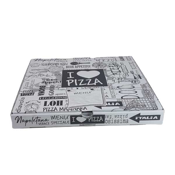 Scatolificio Martinelli Srl: Cartoni Pizza 33x33 h. 3,5 cm con chiusura Americana