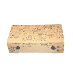 Scatolificio Martinelli Srl: porta fritti 28x16 h. 6 cm Kraft Avana